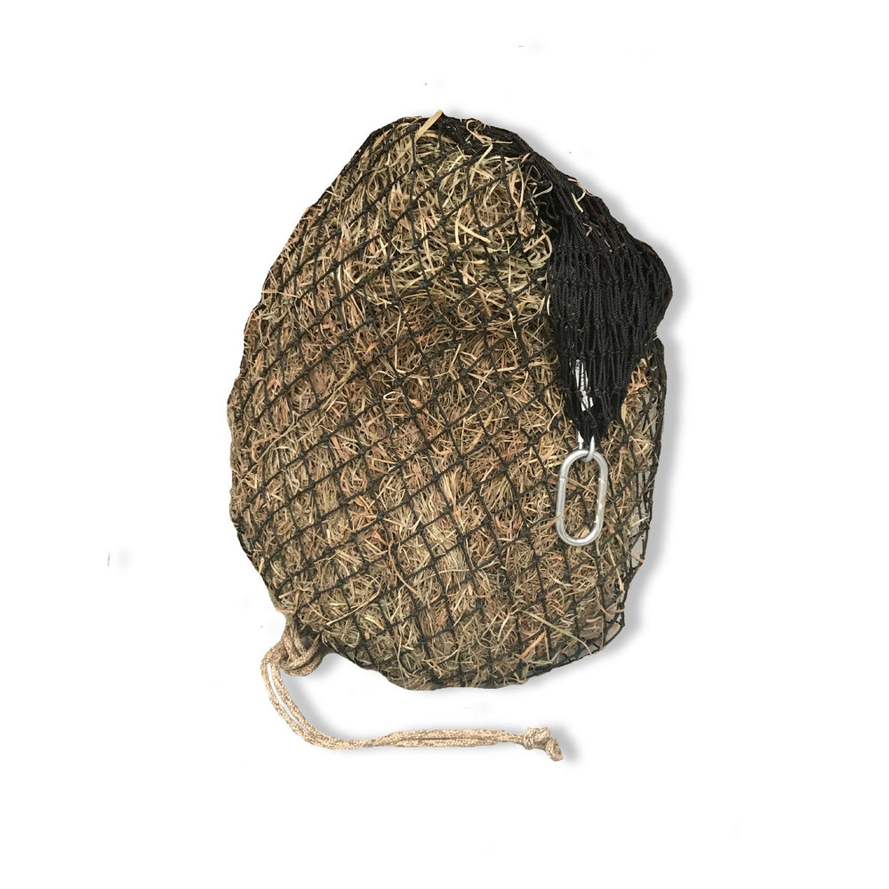 Hay Chix Hay Net marine-grade nylon UV-treated for outdoor durability during feeding