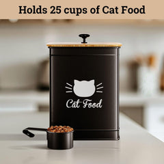 HB Design Co. airtight seal keeps kibble moisture-free and fresh