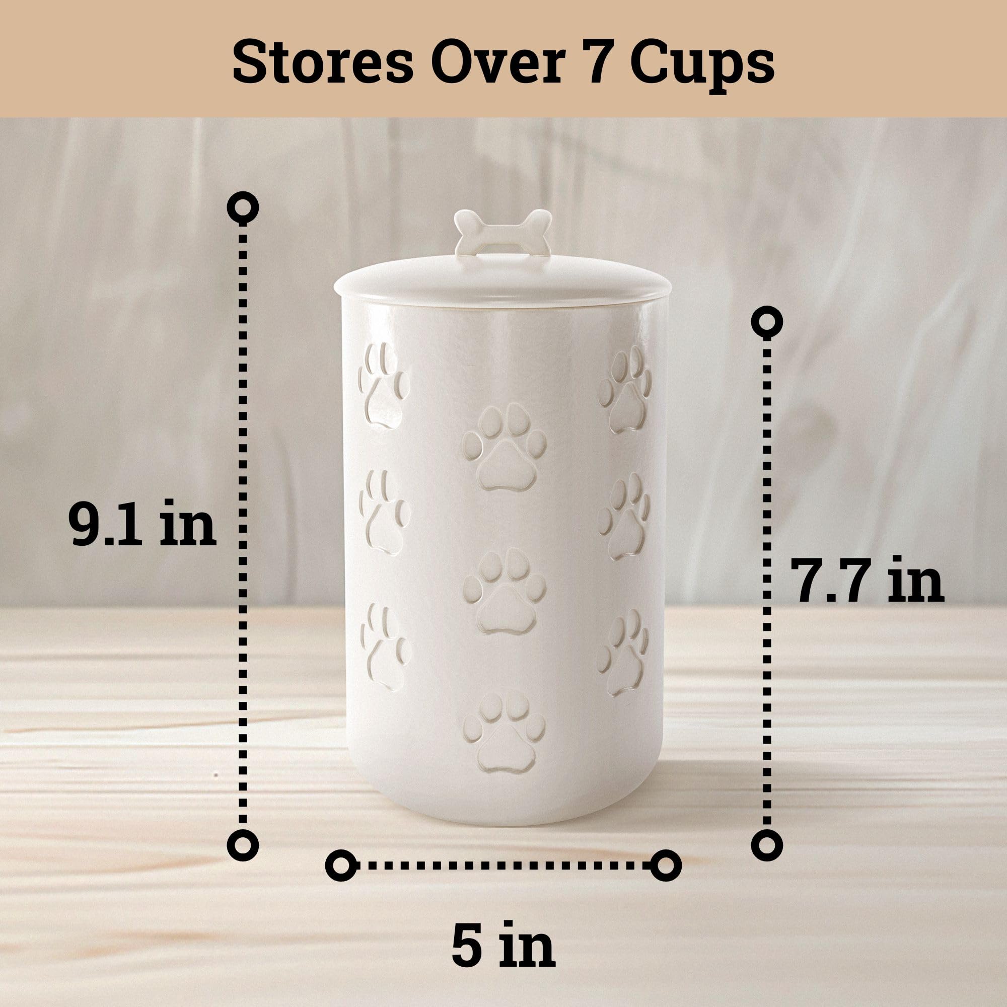 HB Design Co dishwasher-friendly dog treat container for busy households