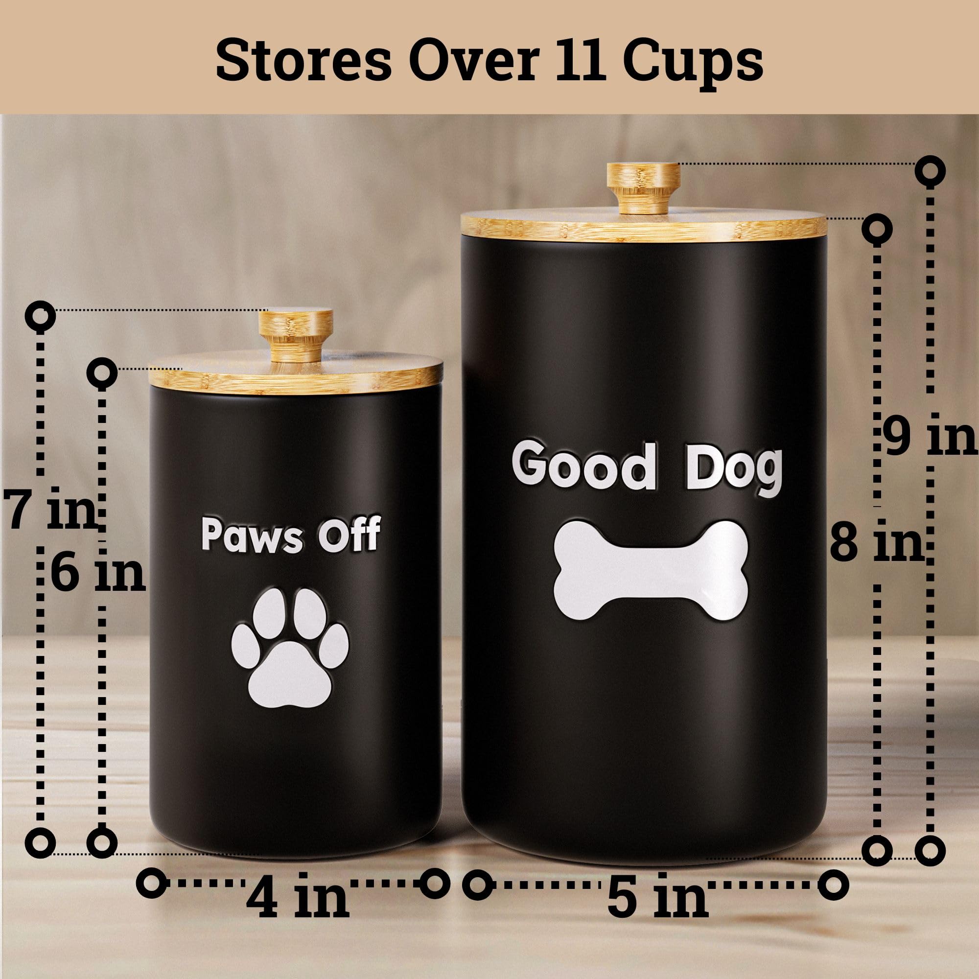 HB Design Co raised decorative design enhances style and function for treat jars