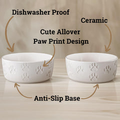 HB Design Co 5-inch small-dog bowls ideal for dachshunds and terriers.