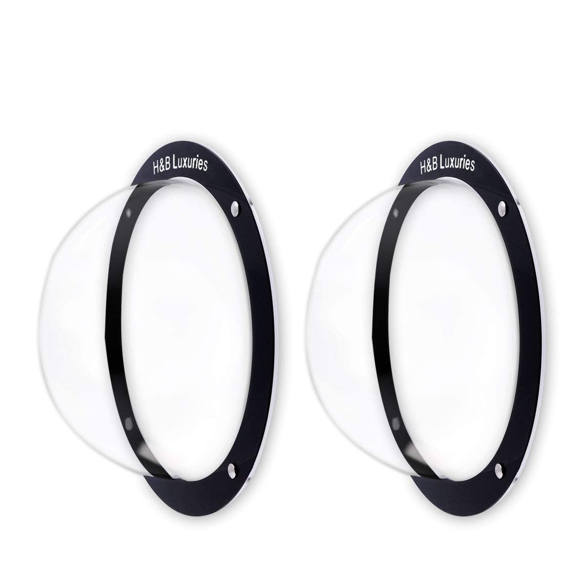 H&B Luxuries durable acrylic dome window on fence view offers a clear outdoor peek for pets.
