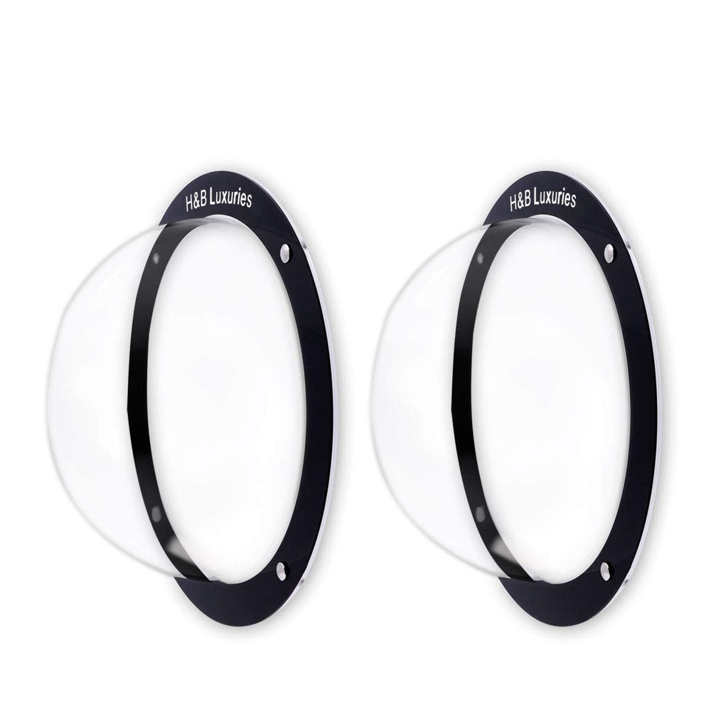 H&B Luxuries durable acrylic dome window on fence view offers a clear outdoor peek for pets.