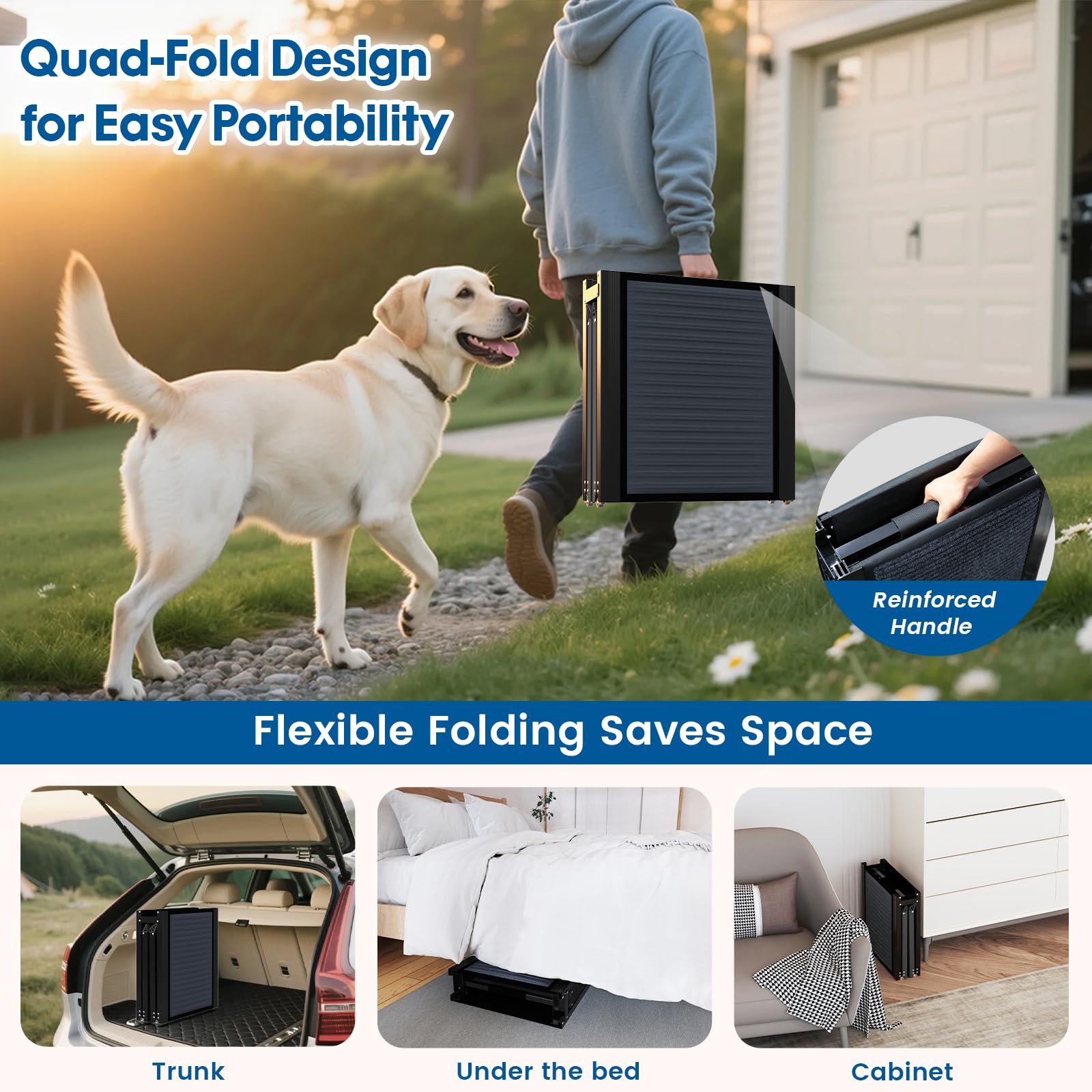 HBTower safety straps and buckles add extra security during use.