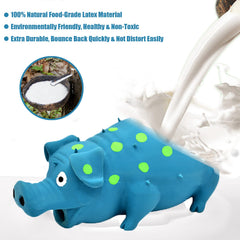 HCHYEY Pig Squeaky Toy durable latex material supports long-lasting chewing