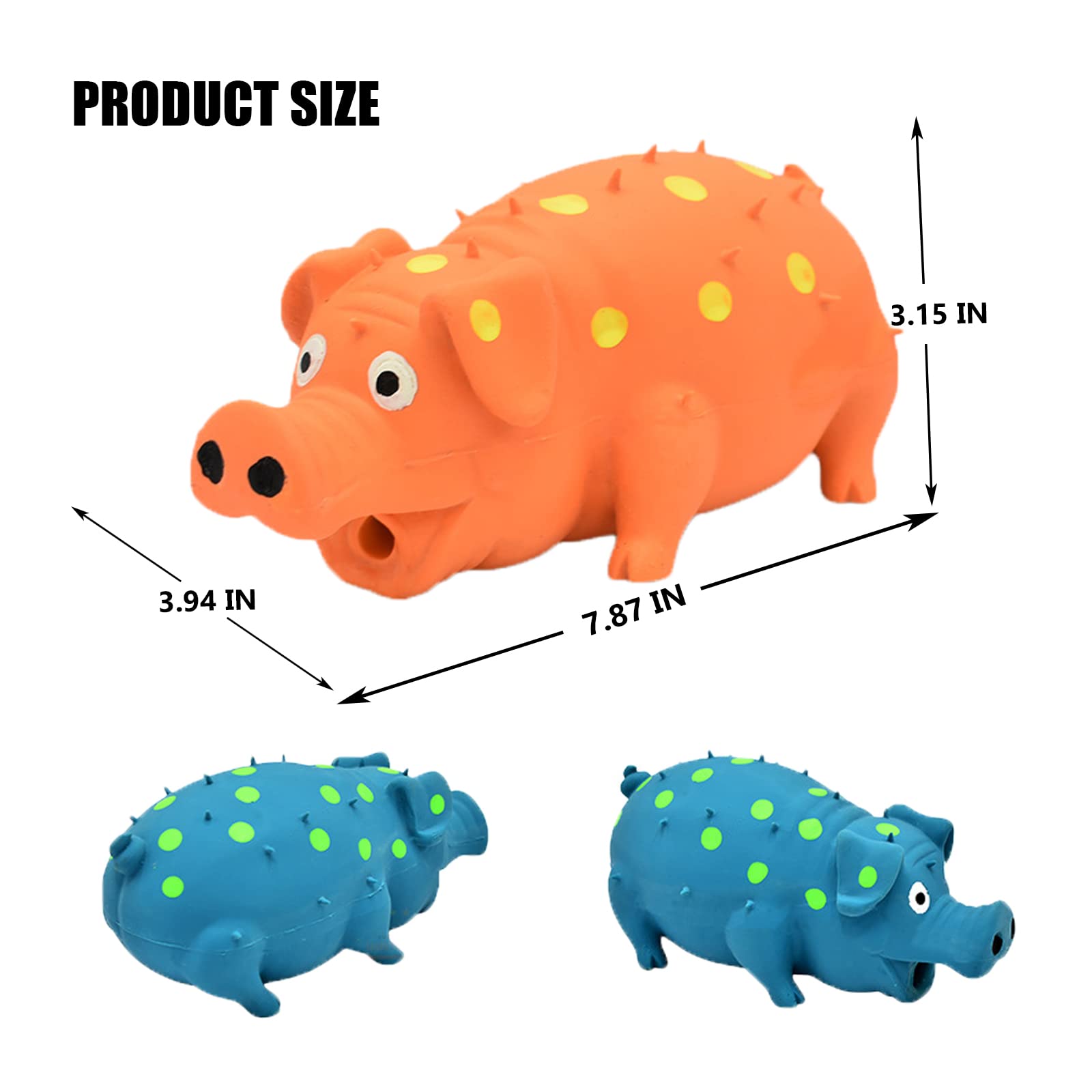 Variedad de colores HCHYEY cerdito juguete para perros de todas las razas.