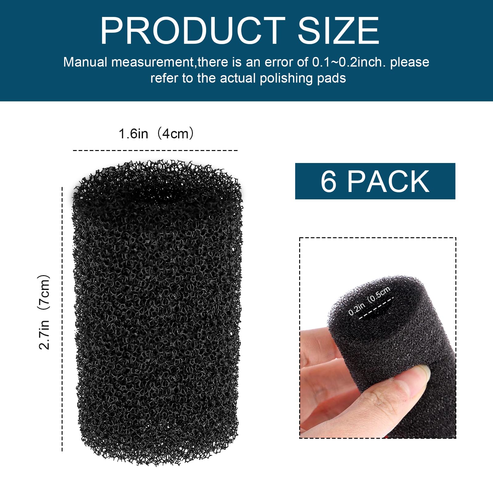 HCLSY saltwater-use pre-filter sponge compatible with marine tanks