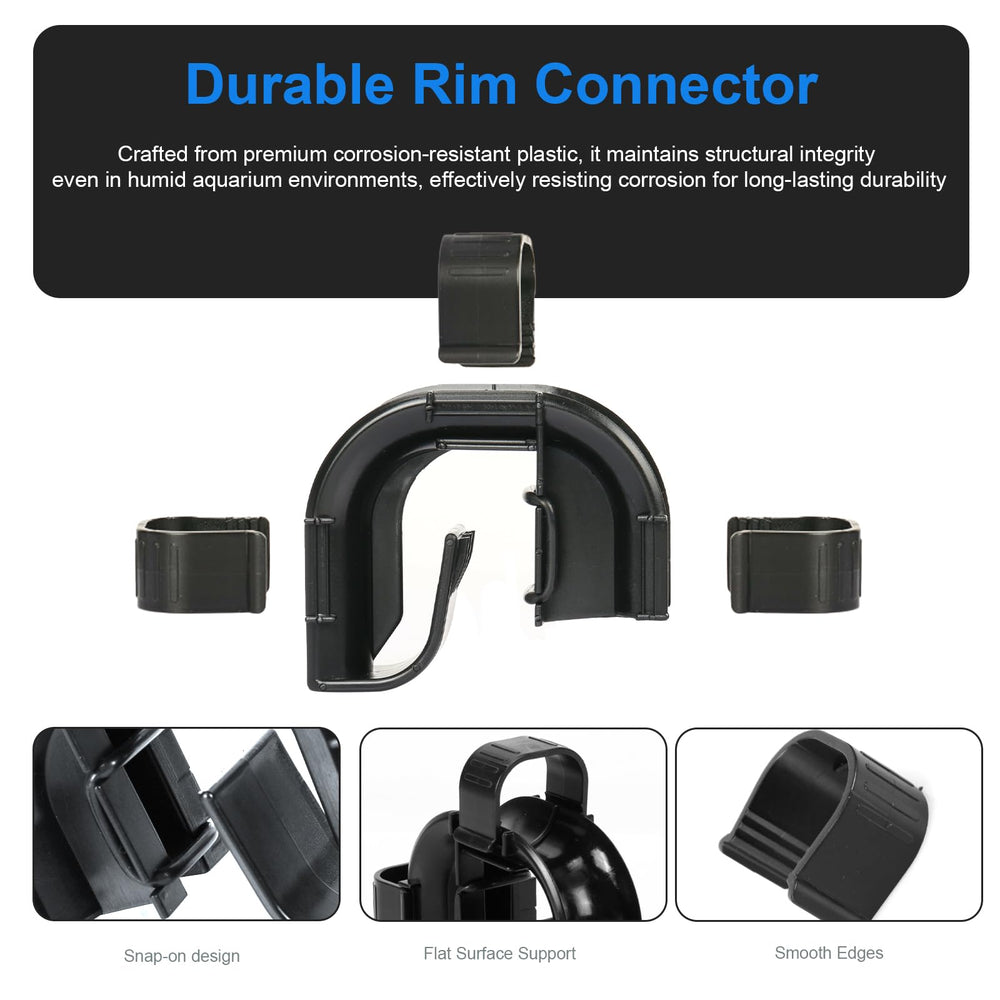 HCLSY easy tool-free installation with curved edges and snap-fit mechanism shown