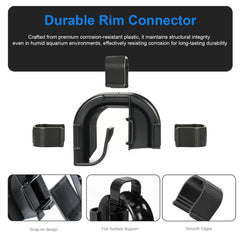 HCLSY easy tool-free installation with curved edges and snap-fit mechanism shown