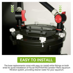 HCLSY 13.25ft hose length enables flexible routing in larger tanks.