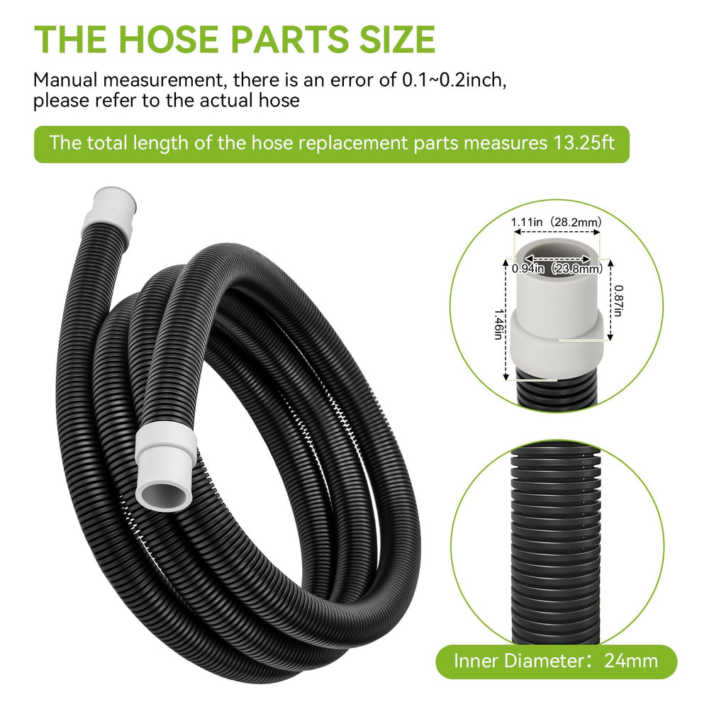 HCLSY ribbed hose design close-up prevents kinking and preserves flow.