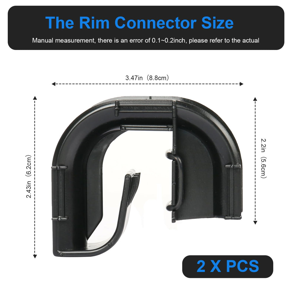 HCLSY rim connector kit includes clamps and O-ring for reliable operation