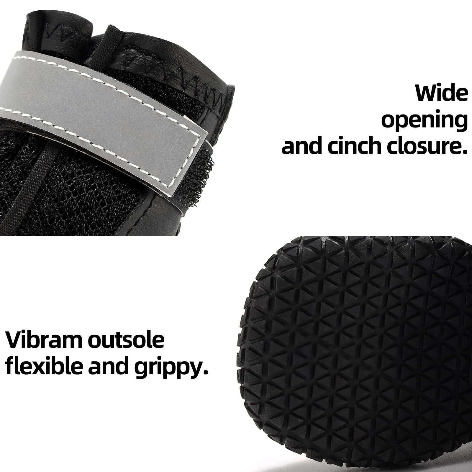 Hcpet dog boots trail-ready for hiking and adventure on rough terrain