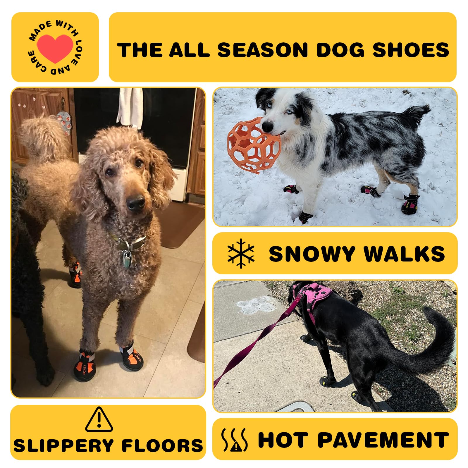 Hcpet waterproof stretch fabric keeps paws dry