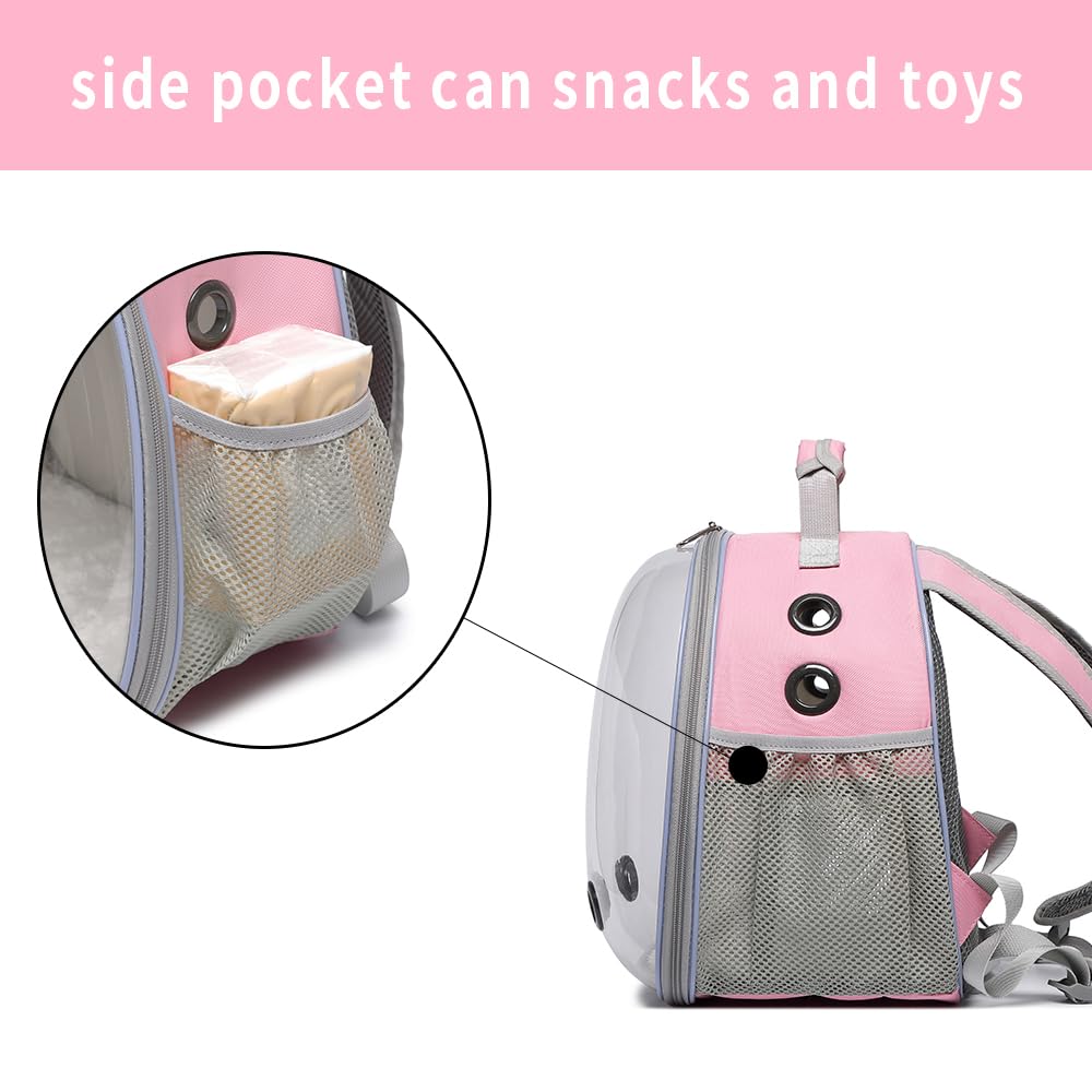 Hcupet Bunny Carrier backpack-style design enables easy outdoor adventures.