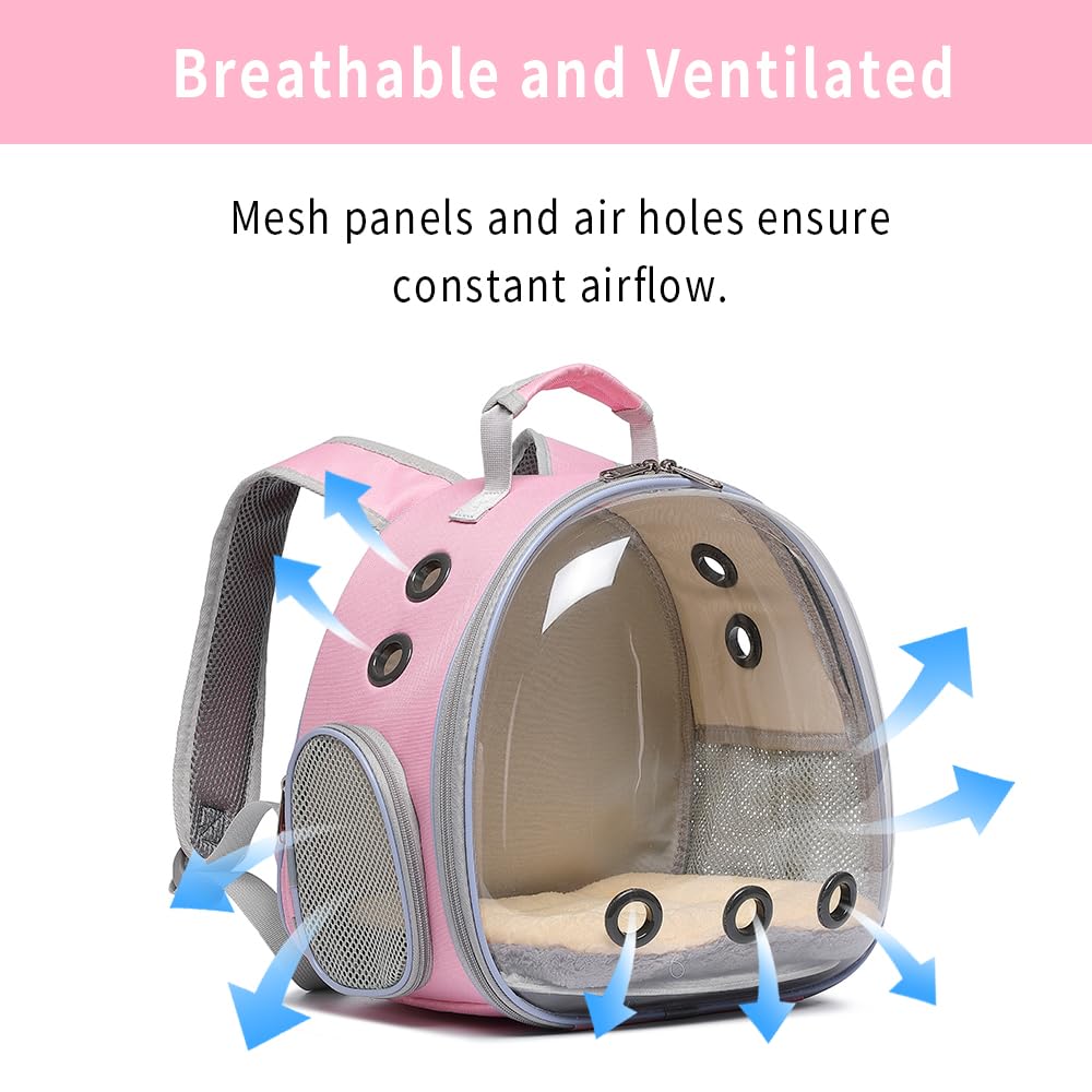 Hcupet Bunny Carrier is lightweight at 1.54 pounds for hands-free handling.
