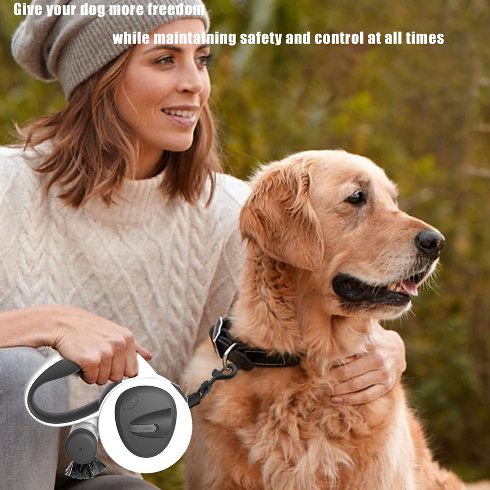 HCY&WLD Upgrade 4-in-1 leash ideal for daily dog walks with up-close control