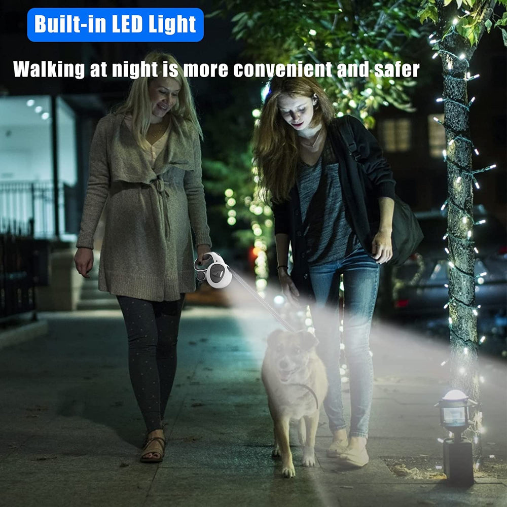 HCY&WLD leash with one-button brake-lock for smooth, secure adjustments