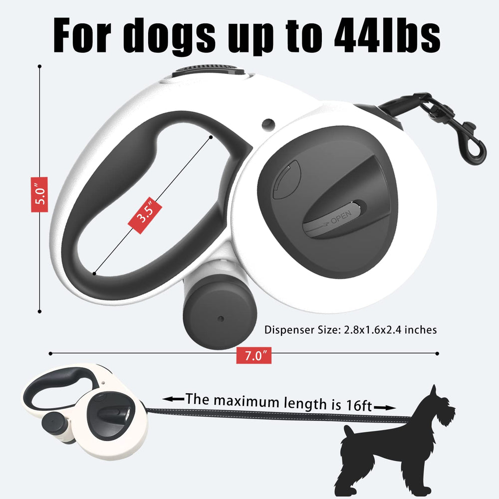 HCY&WLD removable poop bag dispenser for quick cleanup on outings