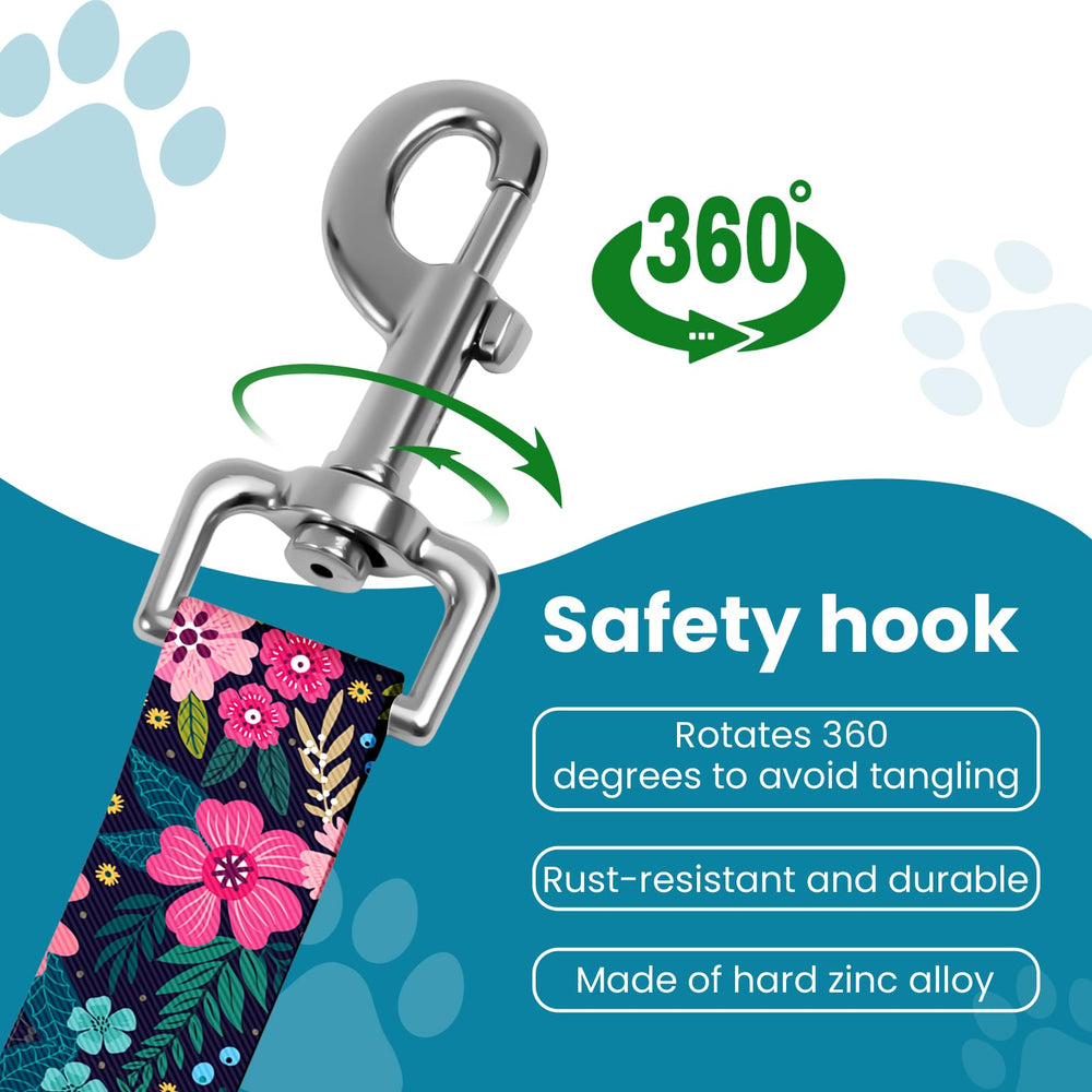 HCYPCV durable nylon and zinc alloy materials ensure reliable restraint for dogs and cats.