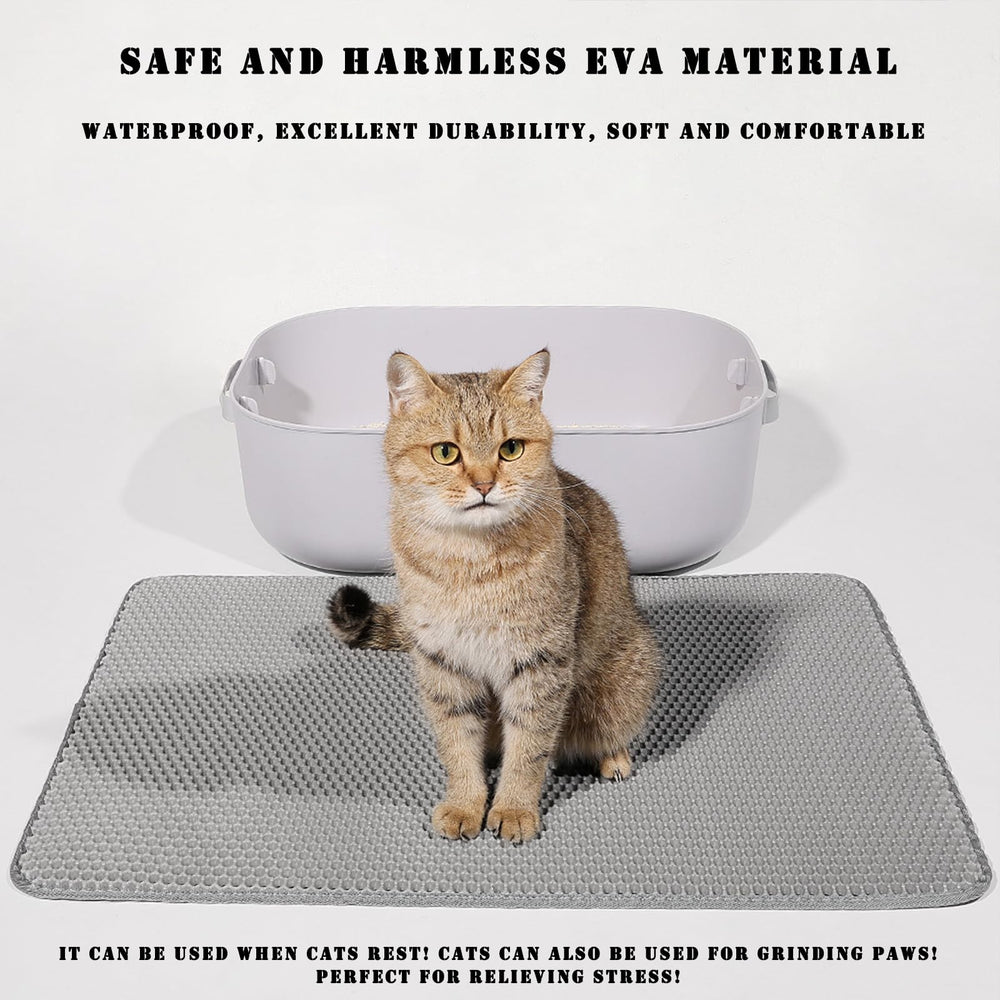 HCY&WLD cat litter mat EVA surface is safe and odorless