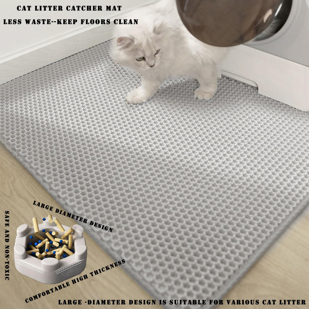 HCY&WLD cat litter mat EVA material emphasizes safe, odorless use.