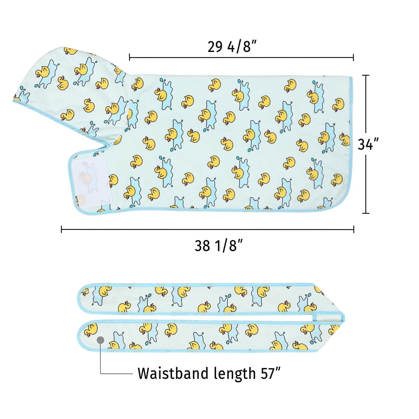 HDE dog bathrobe absorbent microfiber fabric highlights fast drying and less towel mess