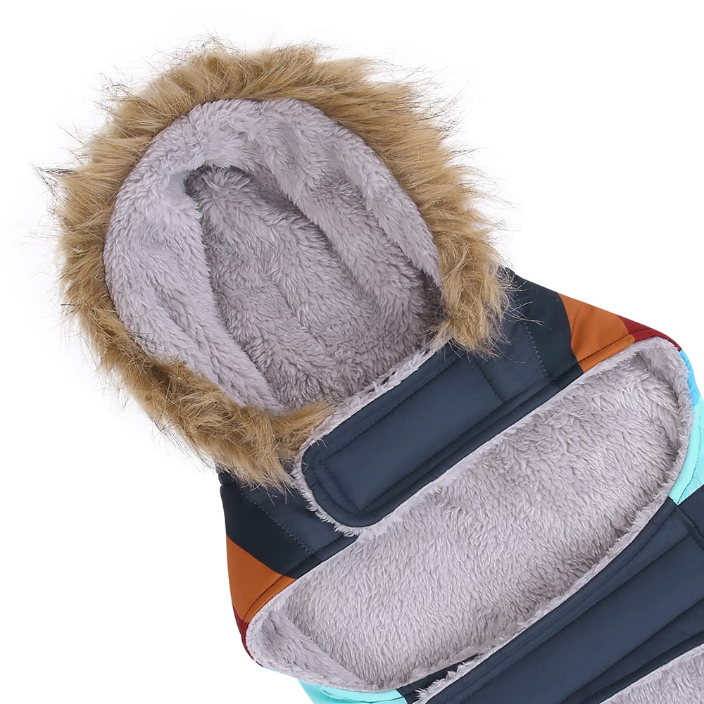 HDE quilted chevron design adds stylish comfort to cold days.
