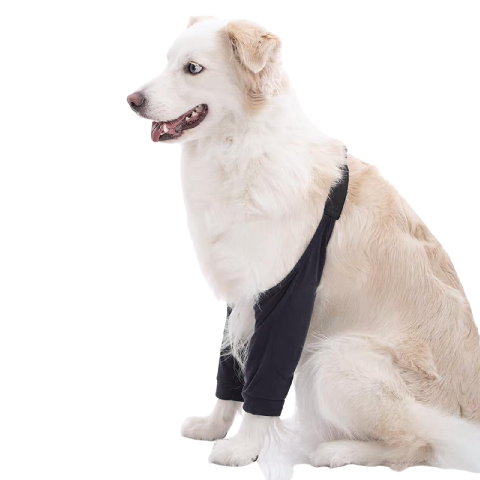HDKUW dog elbow protector 3XL side view, protects elbow while deterring licking.