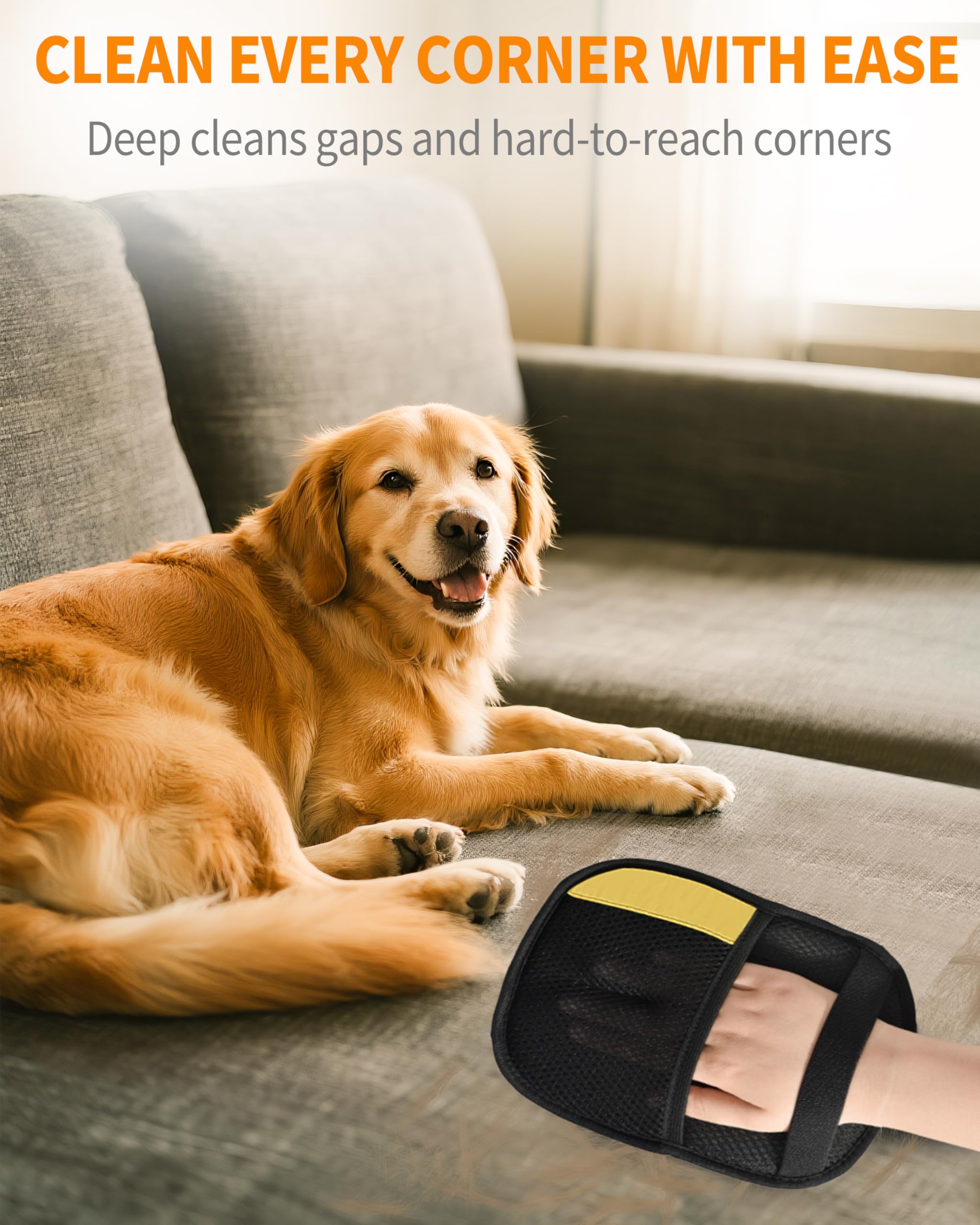 HDLDYDD pet hair removal glove eco-friendly reusable solution for homes.