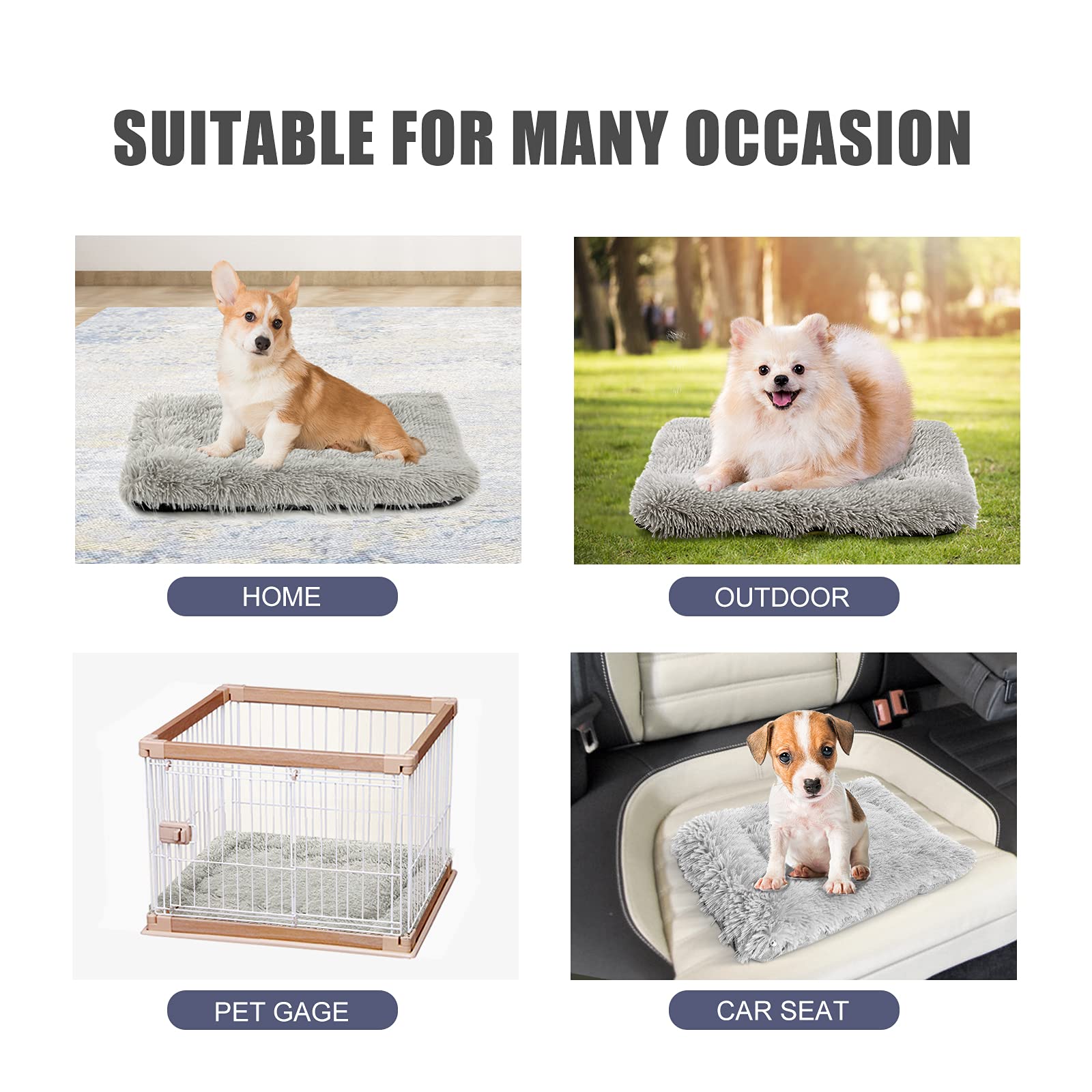 HDLKRR cat bed grey color blends with home decor