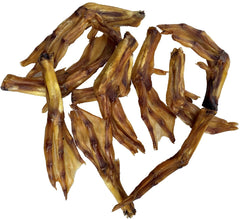 HDP duck feet pack-25 offers a crunchy chew for dogs.