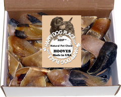 HDP Large Hooves natural image — USA-made chew supporting dental health.