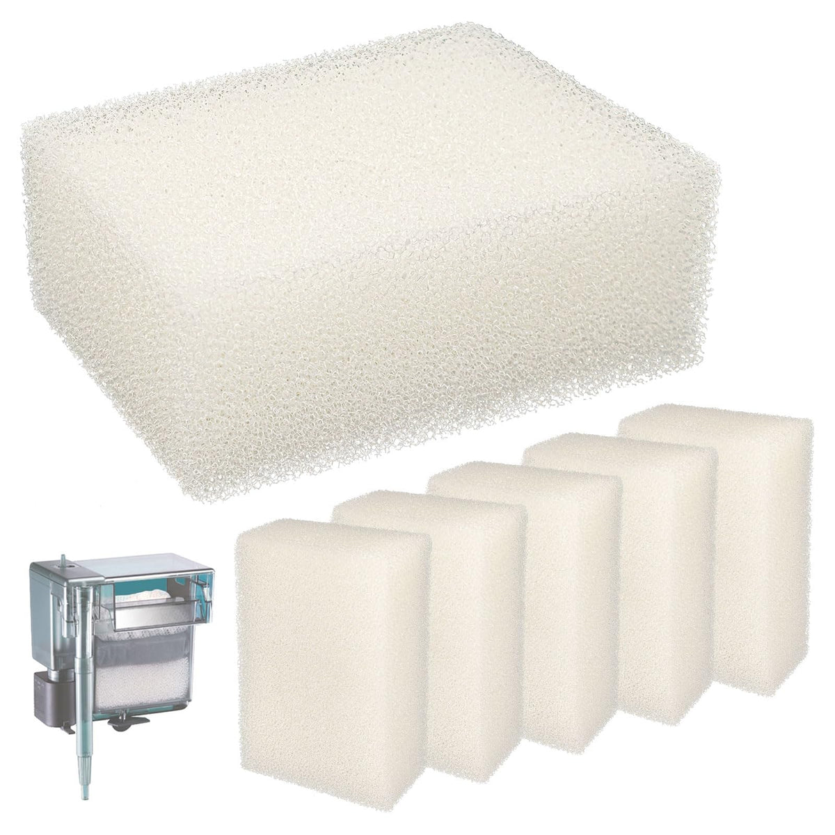 HDWGGD Aquaclear 70-gallon filter pad pack ready for quick installation and reliable filtration.