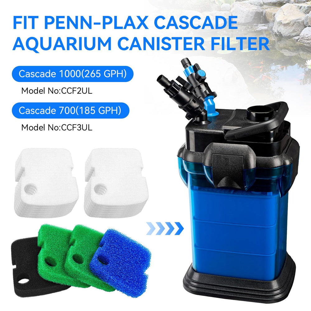 HDWGGD green medium sponge pad traps mid-size particles for balanced filtration