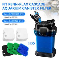 HDWGGD green medium sponge pad traps mid-size particles for balanced filtration