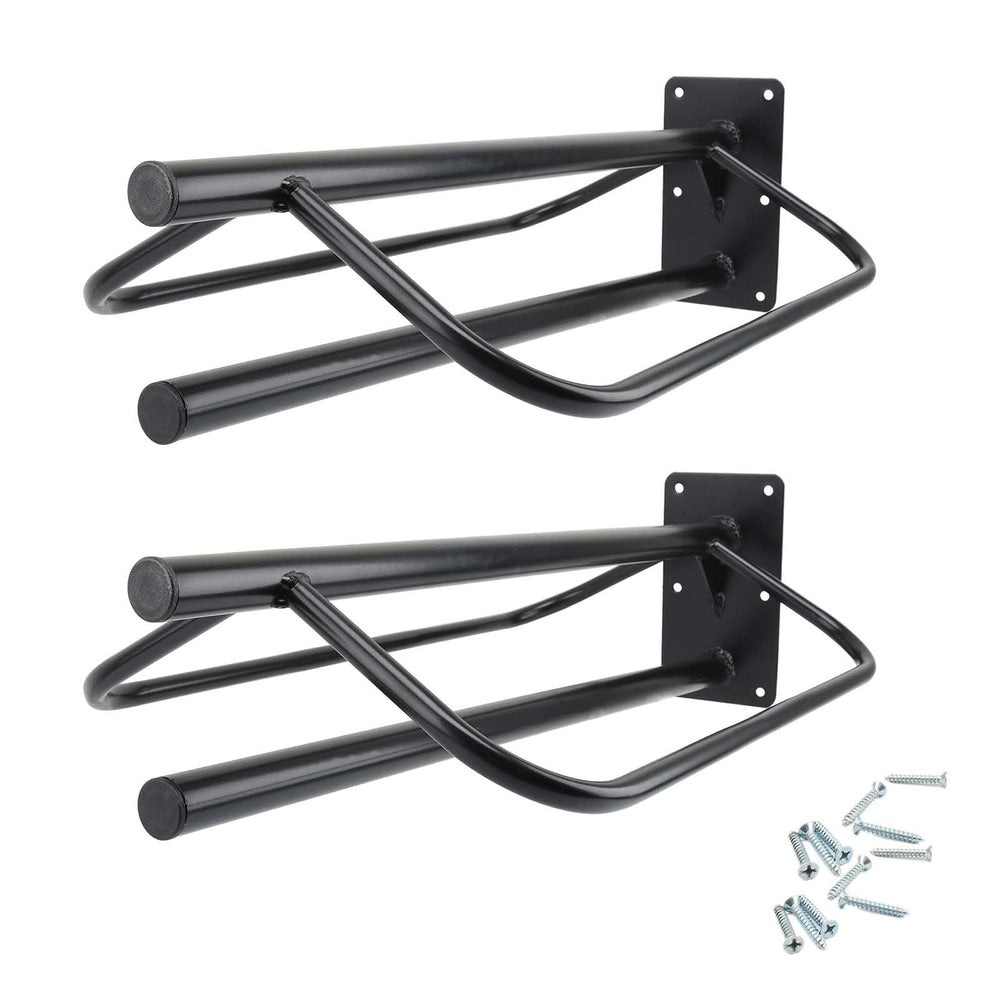 HDYEGY 2-pack saddle rack with wall mount keeps English and Western saddles organized