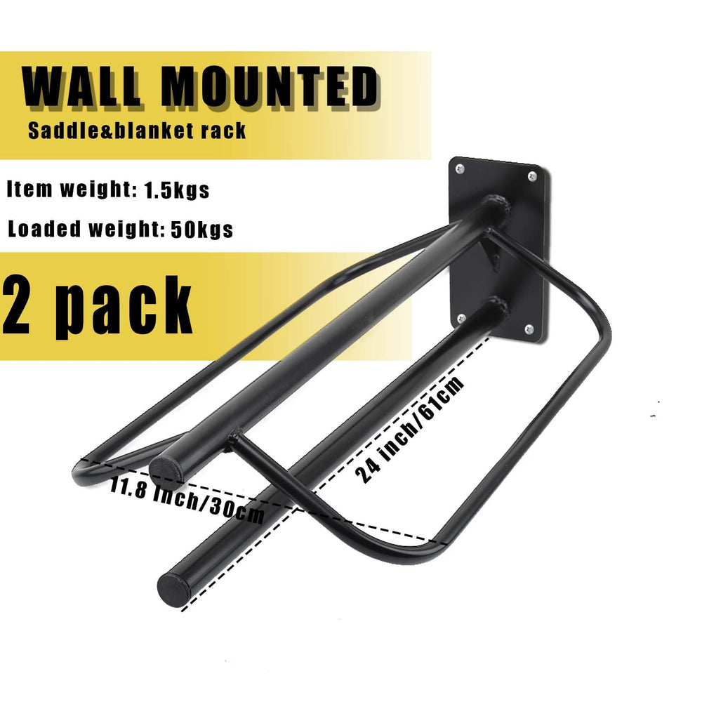HDYEGY saddle rack for English and Western saddles protects gear