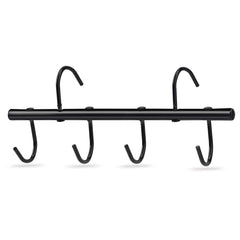 HDYEGY tack rack with 360-degree swivel hooks for efficient bridle and rein organization.