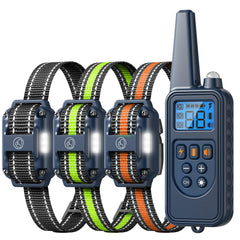 Heaflex shock collar remote enables quick training control during sessions.