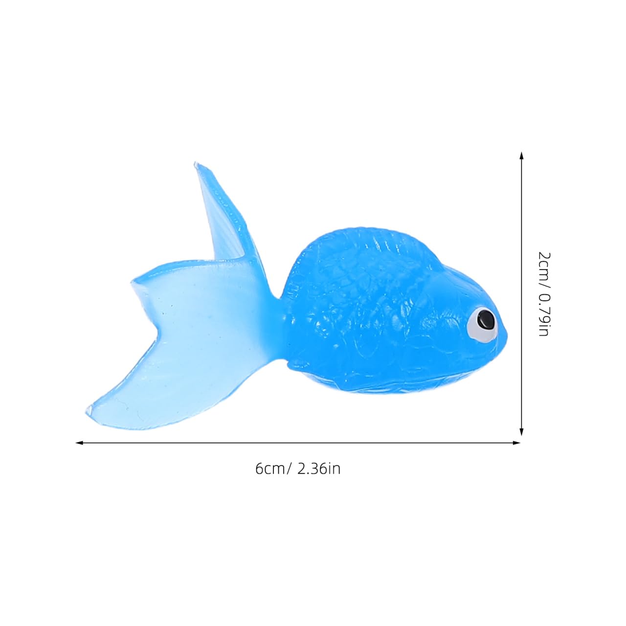 Healifty artificial goldfish in colorful tank display brightens aquariums and aquascapes.
