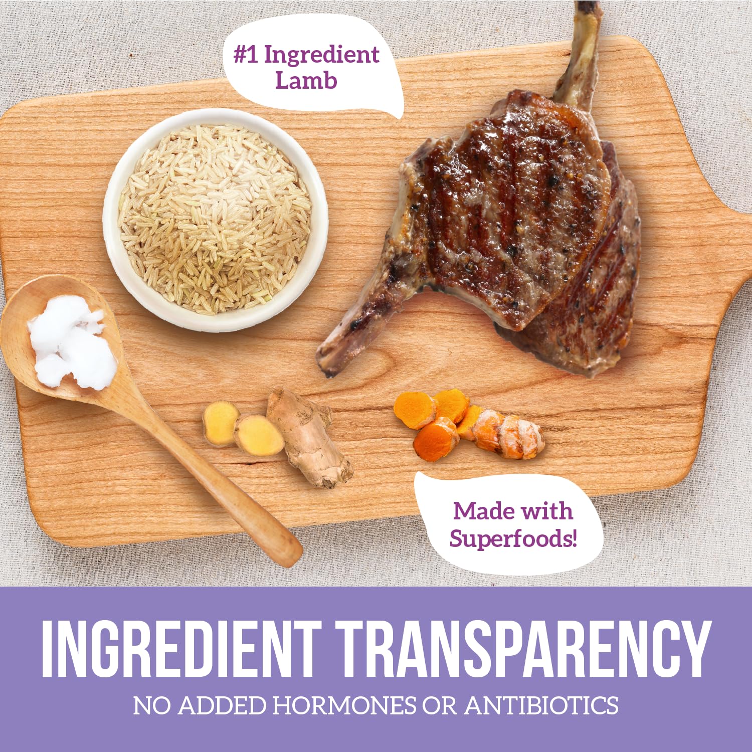 Health Extension 15lb-bag packaging emphasizes convenient family-size