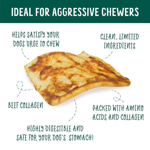 Health Extension Cheek Chews texture close-up shows consistent size for predictable chewing.