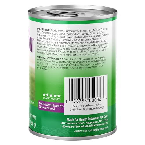 Health Extension Duck Entrée pate closeup texture demonstrates palatability and digestibility.