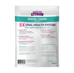 Health Extension Fresh Breath Dental Bones pack2 pack-cover highlights USA-made branding and product credibility.