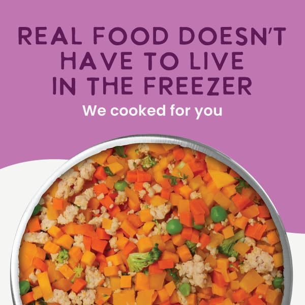 Health Extension Gently Cooked vegetarian recipe ingredients feature human-grade carrots and broccoli.