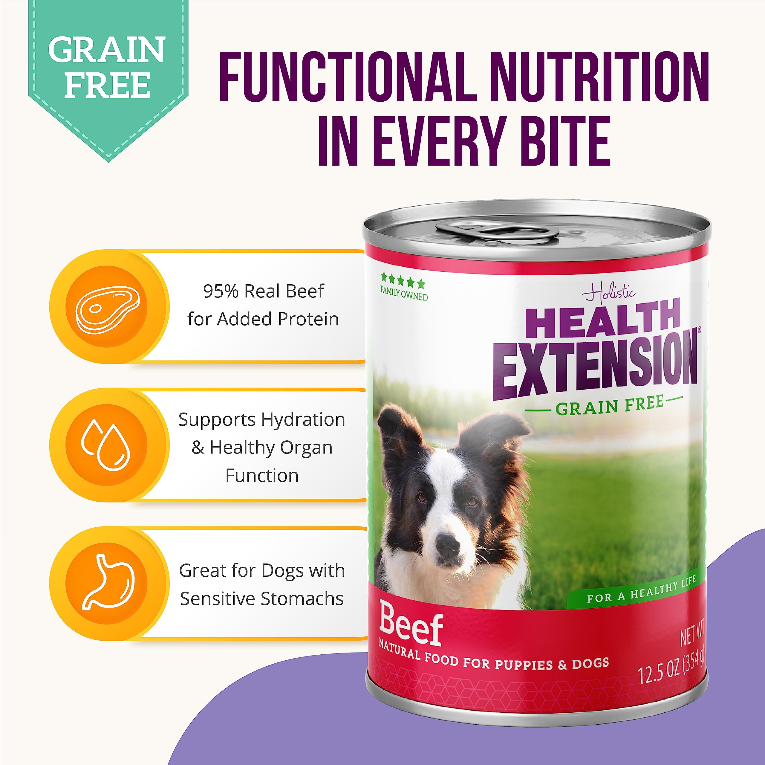 Health Extension ingredientes limitados, ideal para perros.