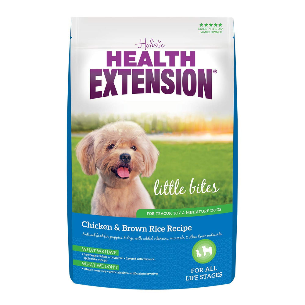 Health Extension Little Bites bag front view for small-breed feeding
