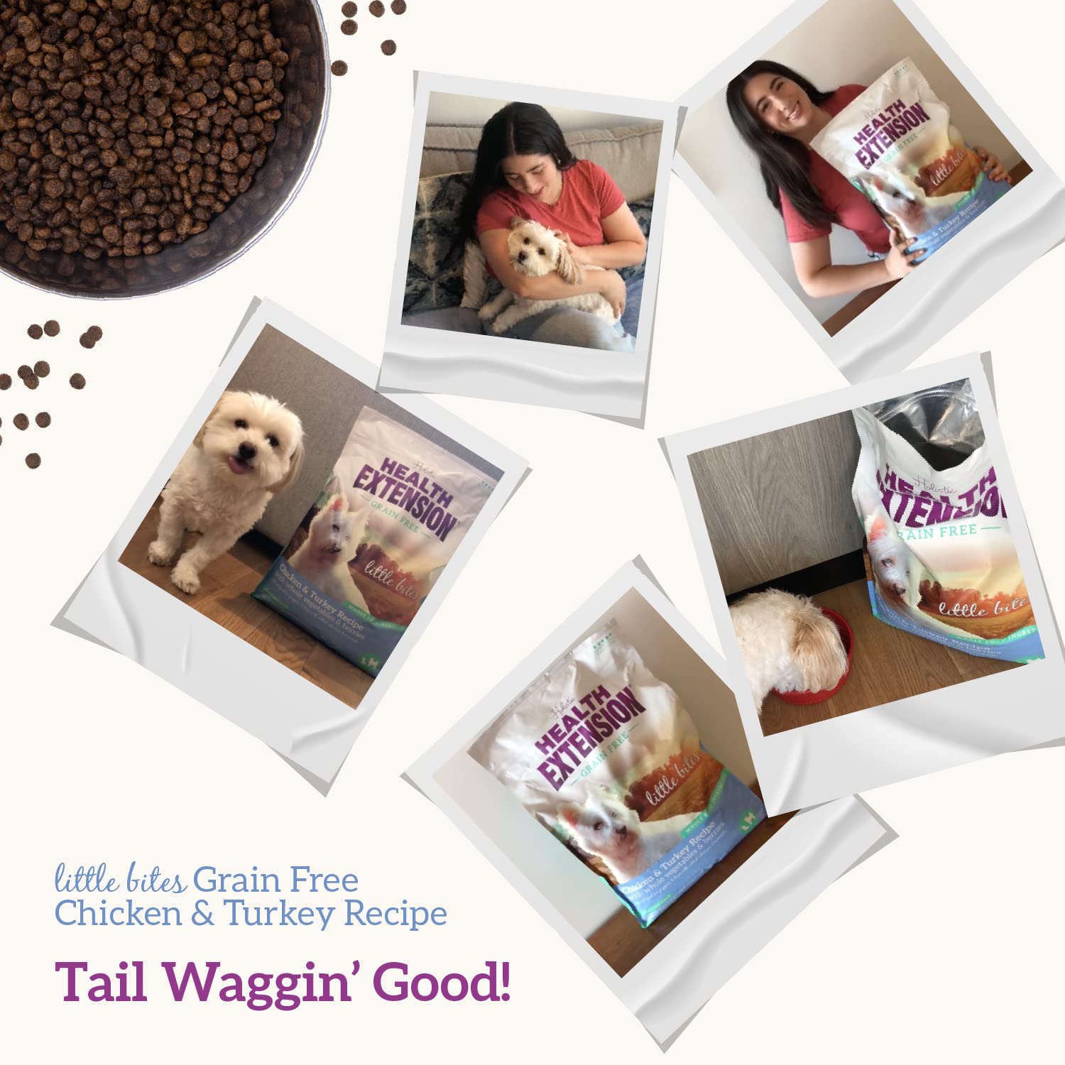 Health Extension Little Bites for teacups and miniature dogs supports precise portion control