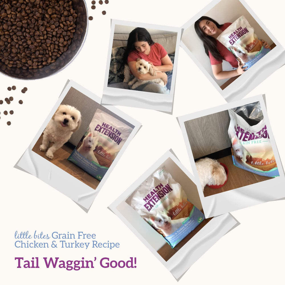 Health Extension Little Bites for teacups and miniature dogs supports precise portion control